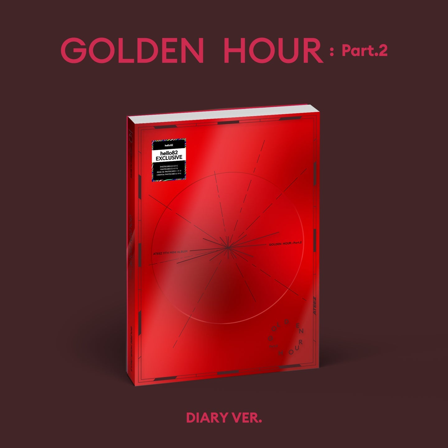 ATEEZ - GOLDEN HOUR : Part.2 (Hello82 Exclusive)