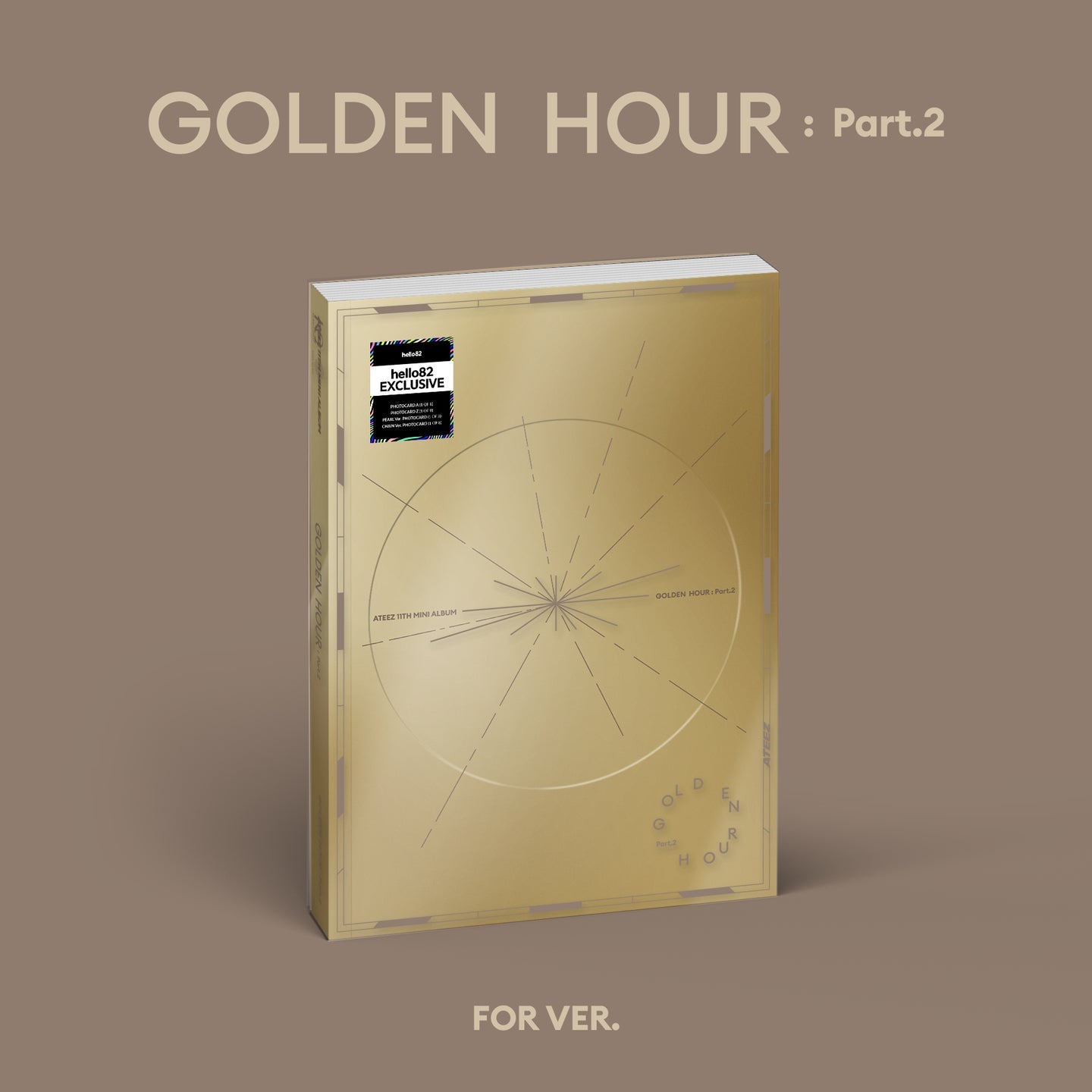 ATEEZ - GOLDEN HOUR : Part.2 (Hello82 Exclusive)