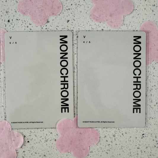 ⭐️ (BTS) V - MONOCHROME OFFICIAL PC