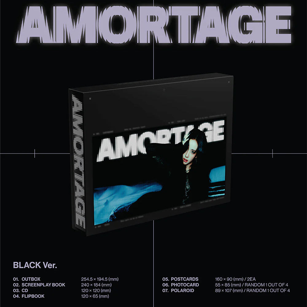 JISOO - AMORTAGE (BLACK ver.)