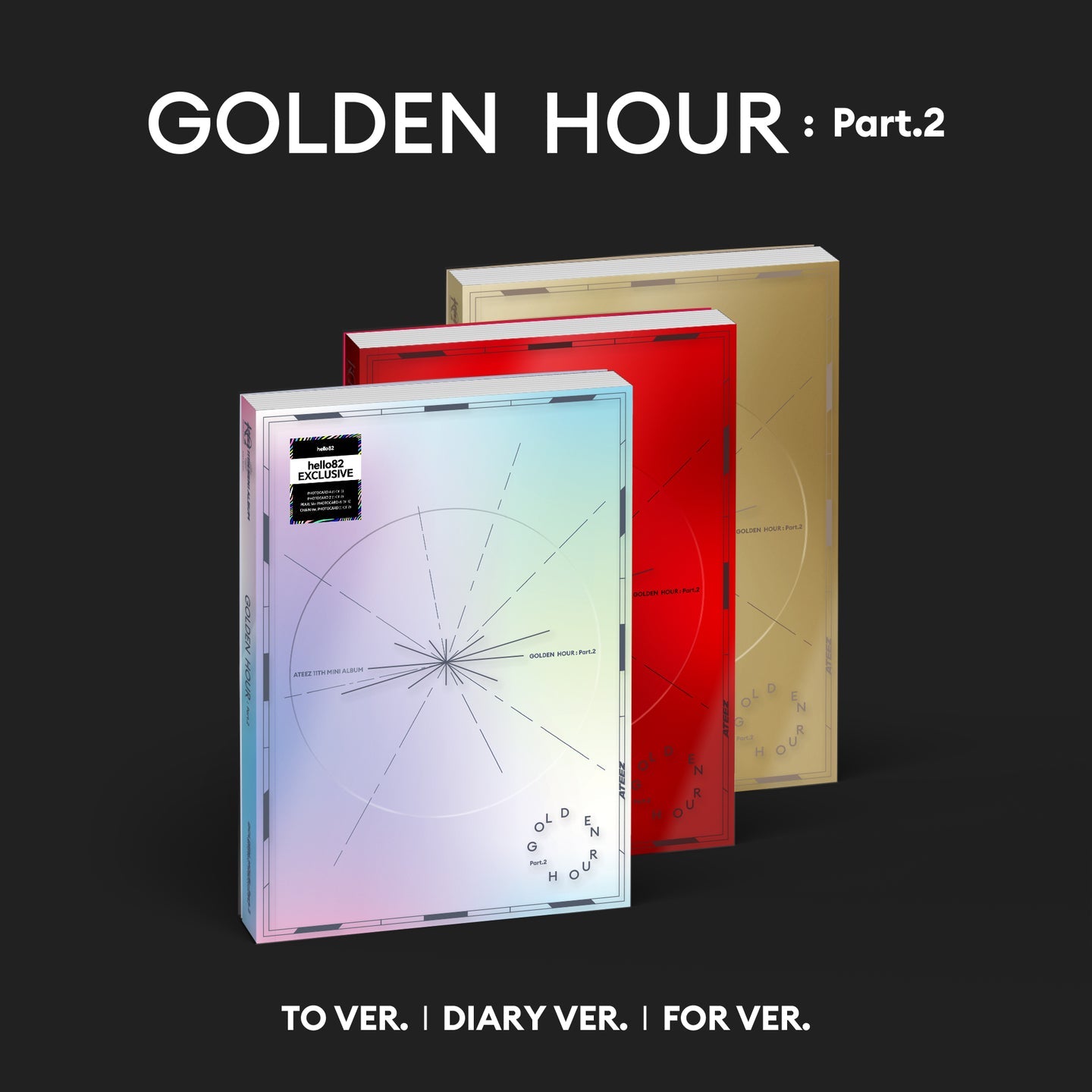 ATEEZ - GOLDEN HOUR : Part.2 (Hello82 Exclusive)