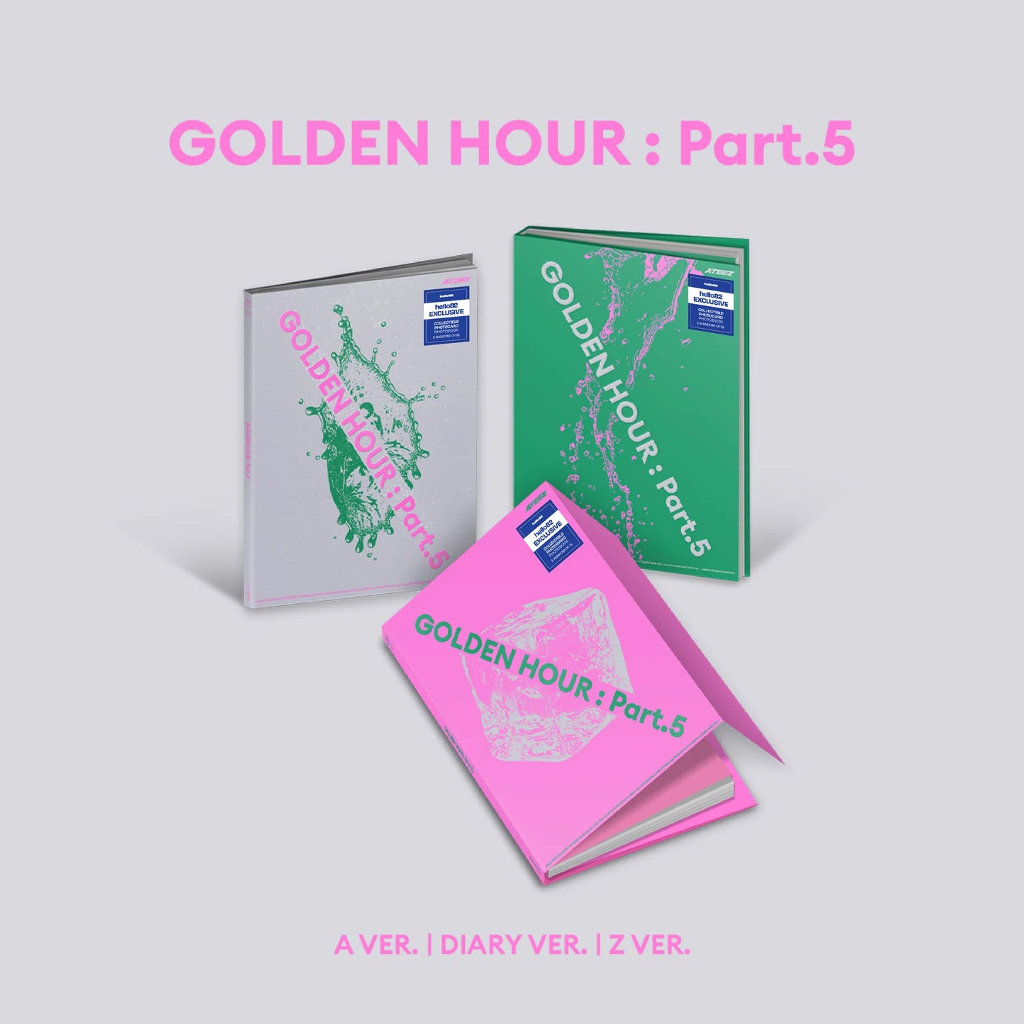 (PRE-ORDER) ATEEZ - GOLDEN HOUR : Part.5 (Hello82 Exclusive)