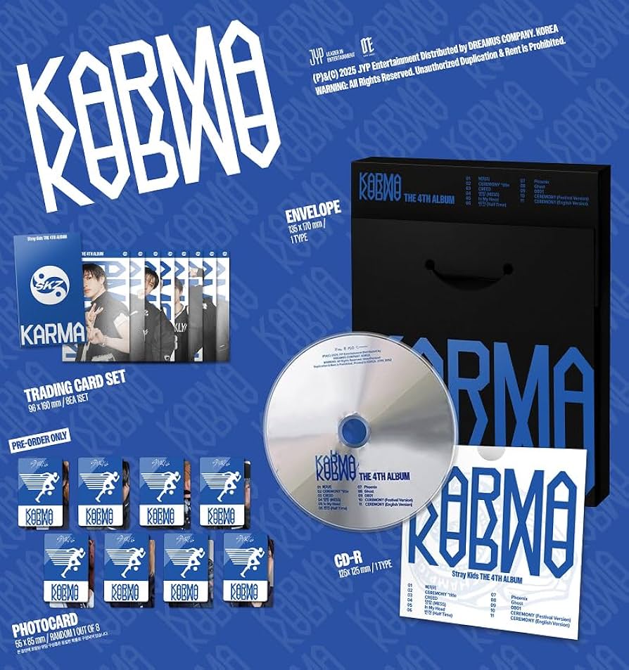 ⭐️  STRAY KIDS - 4th Album [KARMA] (COMPACT Ver.)
