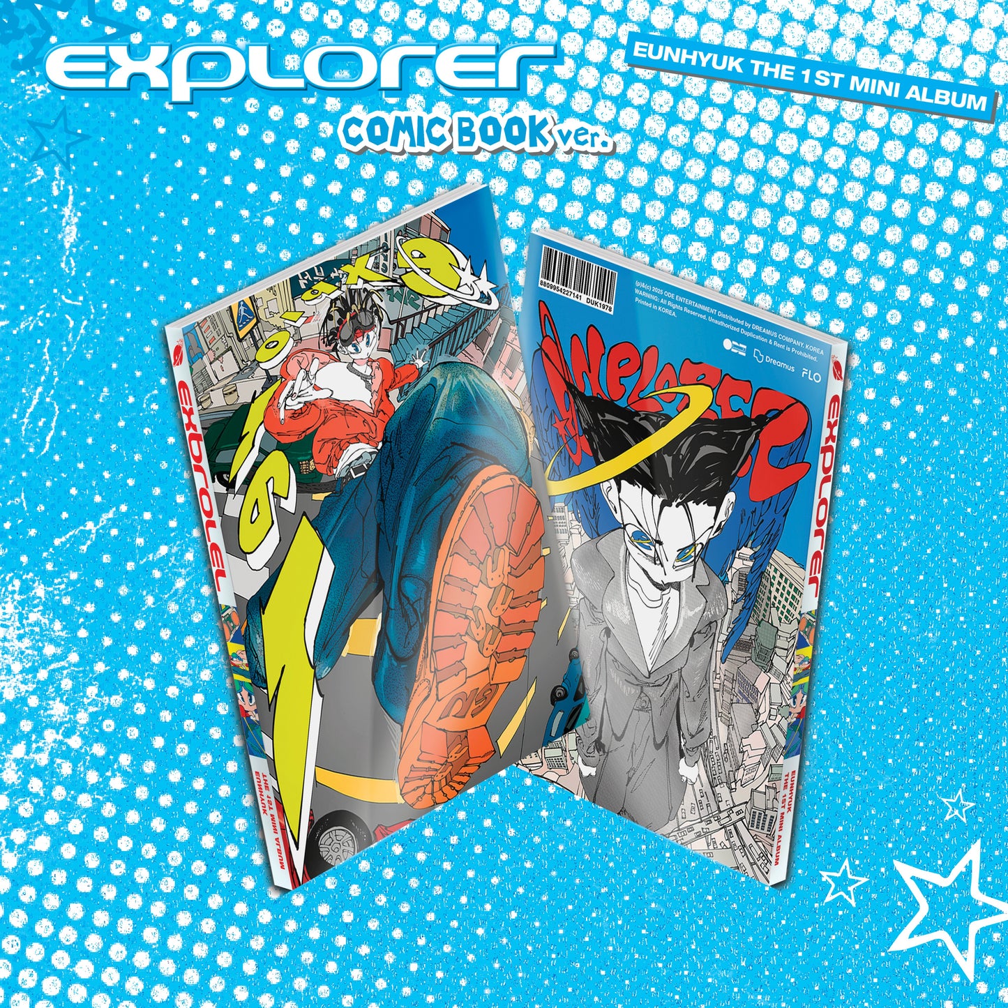 EUNHYUK - 1st Mini Album [EXPLORER] (Comic Book Ver.) (RANDOM VER.)