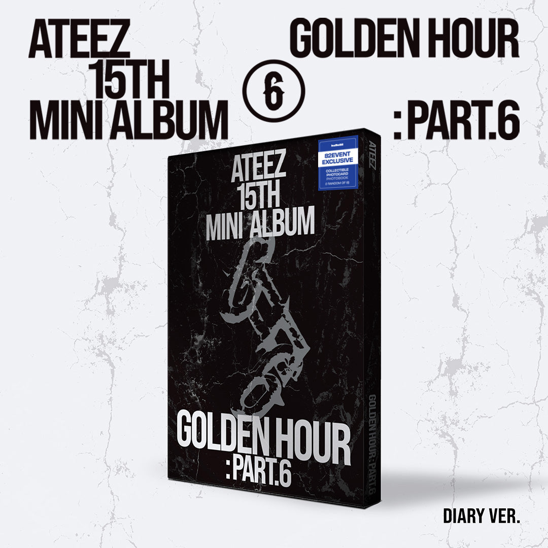 (PRE-ORDER) ATEEZ - GOLDEN HOUR : Part. 6 (Photobook Ver.) - 82EVENT Exclusive