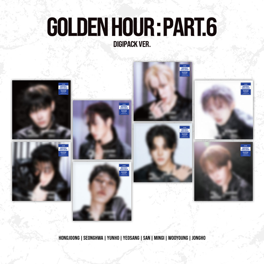 (PRE-ORDER) ATEEZ - GOLDEN HOUR : Part. 6 (Member Digipack Ver.) - 82EVENT Exclusive (Member)
