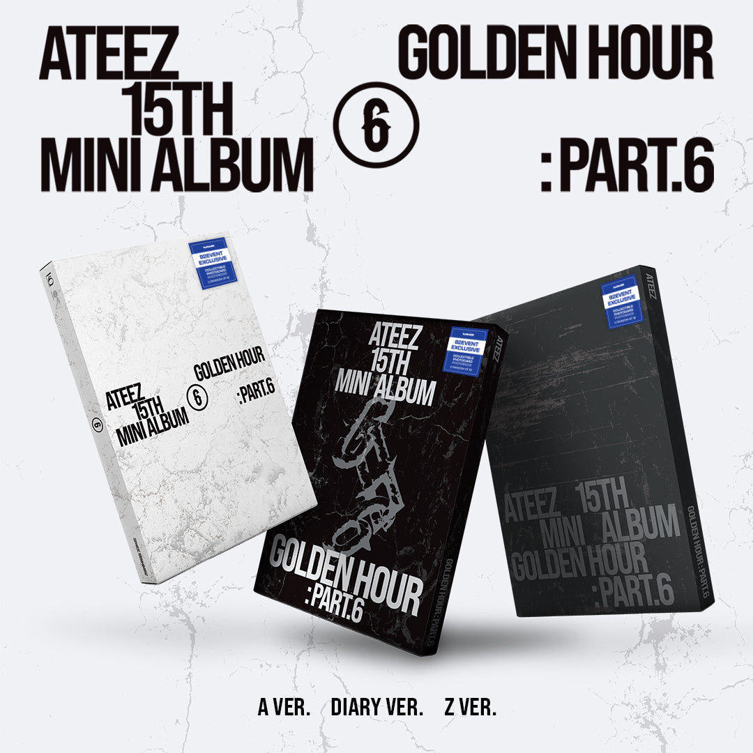 (PRE-ORDER) ATEEZ - GOLDEN HOUR : Part. 6 (Photobook Ver.) - 82EVENT Exclusive
