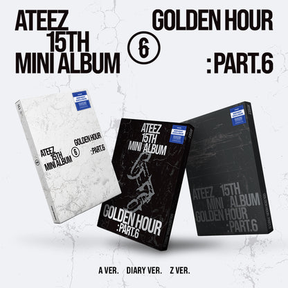 (PRE-ORDER) ATEEZ - GOLDEN HOUR : Part. 6 (Photobook Ver.) - 82EVENT Exclusive