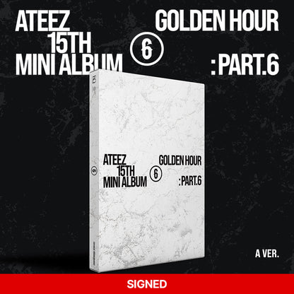 (PRE-ORDER) [Signed] ATEEZ - GOLDEN HOUR : Part.6 - Signed Standard (Firmados)