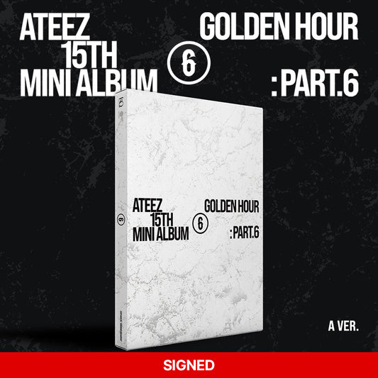 (PRE-ORDER) [Signed] ATEEZ - GOLDEN HOUR : Part.6 - Signed Standard (Firmados)