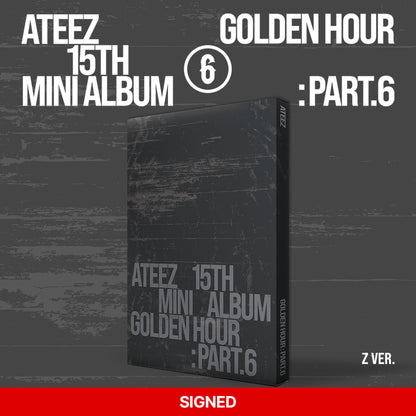(PRE-ORDER) [Signed] ATEEZ - GOLDEN HOUR : Part.6 - Signed Standard (Firmados)