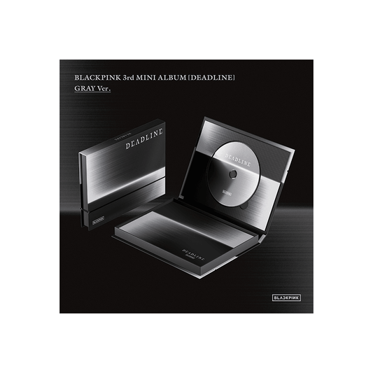 (PRE-ORDER) BLACKPINK - 3rd MINI ALBUM [DEADLINE] GRAY Ver.