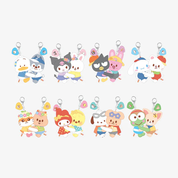 (PRE-ORDER) Stray Kids - Hug Plush Keyring [SKZOO X SANRIO CHARACTERS](OFFICIAL MD)
