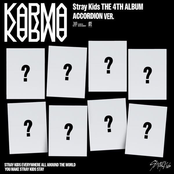 (PRE-ORDER) STRAY KIDS - 4th Album [KARMA] (ACCORDION)(RANDOM Ver.)